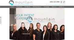 Desktop Screenshot of mountainoralsurgery.com